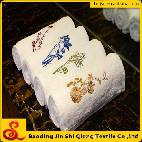 China Supply Cheap Cotton Embroidered Hotel Bath Towel